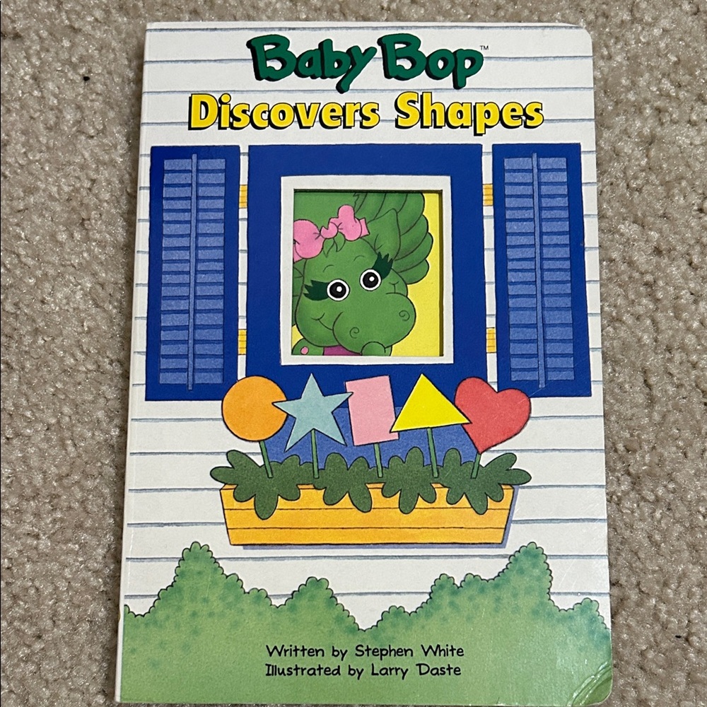 Vintage 1993 “Baby Bop Discovers Shapes” Book
